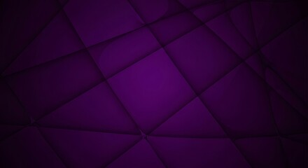 Abstract dark purple background with geometric lines and shadows