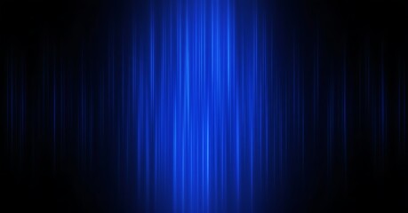 Abstract vertical blue light streaks emanating from darkness creating a futuristic glowing energy tunnel effect with a dark background and subtle texture