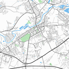 The small town of Noginsk, Noginsk District, Moscow Oblast, Russia