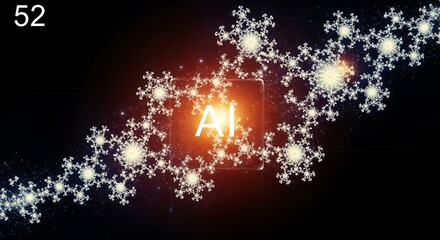 Cutting-edge AI technology with intricate neural network connections, illuminating the future of artificial intelligence and digital innovation solutions