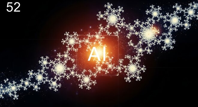 Cutting-edge AI technology with intricate neural network connections, illuminating the future of artificial intelligence and digital innovation solutions