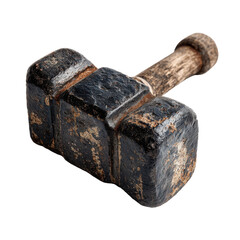 black sledgehammer png heavy hammer png weathered tool png demolition hammer png hand tool png transparent background image