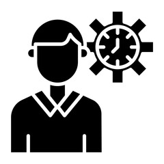 Time Management Vector Icon