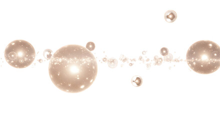 Abstract Bubbles on Black Background