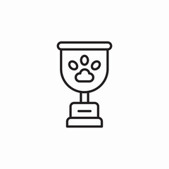 dog food machine icon sign vector