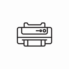 printer print icon sign vector