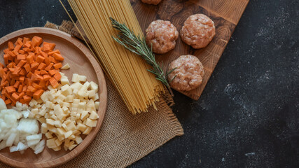 Ingredients for a Delicious Spaghetti Dinner