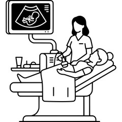 Ultrasonography Icon