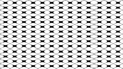 Black and White Seamless Diamond Geometric Pattern – Minimal Abstract Wallpaper