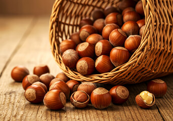 Basket of nuts and hazelnuts.jpeg, Basket of nuts and hazelnuts