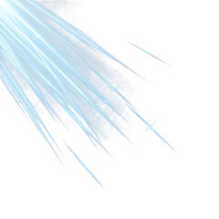 Blue Sparkling Light Rays Effect
