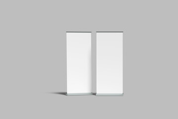 Roll up Banner Blank Mockup