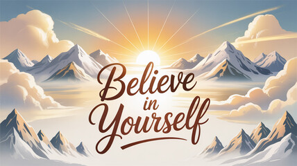 4K Motivational Desktop Wallpaper &ndash; Believe in Yourself