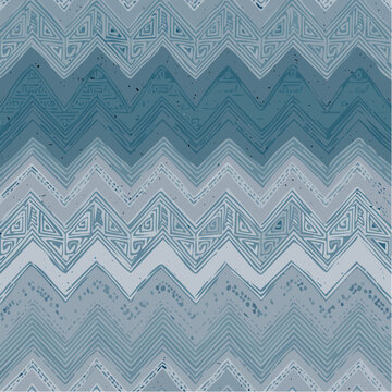 naga stepped diamond and chevron band repeat for ethnic home decor licensing