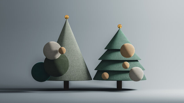 Creative 3D Christmas trees for festive decoration ideas