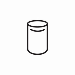 cylinder package icon sign vector