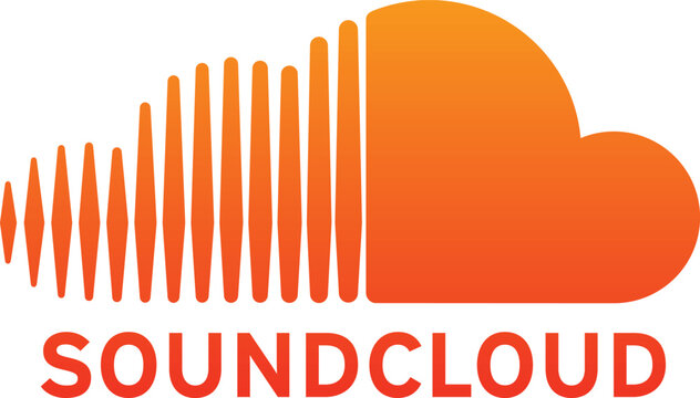 soundcloud icon, soundcloud logo on Transparent background. vector, symbol, sign, design, illustration png,