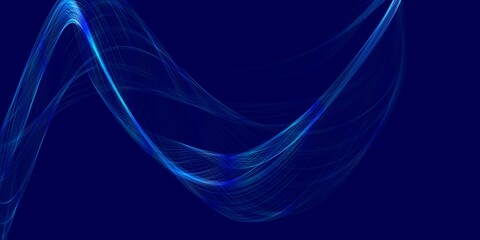 abstract blue wave background, elegant and simply