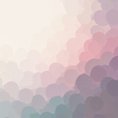 Abstract illustration of overlapping circles in pastel colors, creating a soft, textured background.