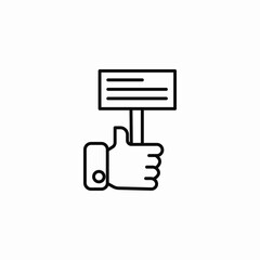 campaign marketing icon sign vector