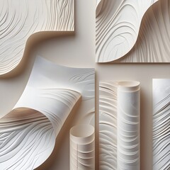 abstract vector background with paper