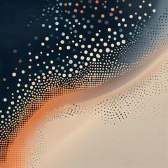 abstract halftone background with halftone