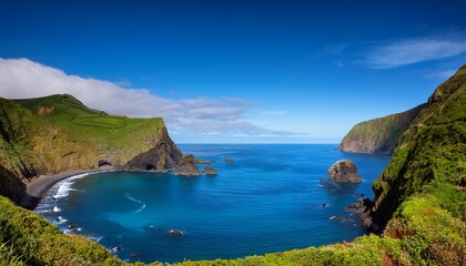 Obraz premium baia da salga ilha de nos acores