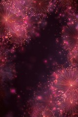 Festive Fireworks Flyer: Elegant Celebration Design for 4th of July Dance Event with Abstract American Background