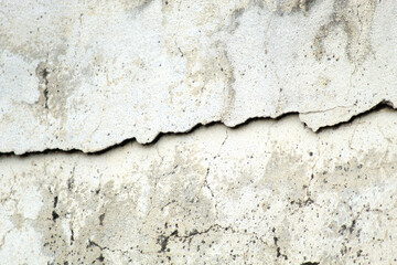 old cracked wall