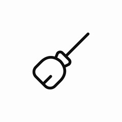 broom clean icon sign vector