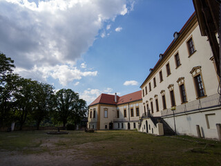 Znojmo, Czech Republic - August 10, 2025: Cityscape. Urban architecture. Street view