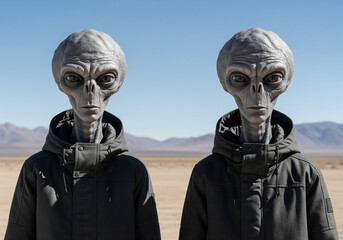 couple of aliens looking at you