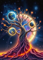 the moon and the sun