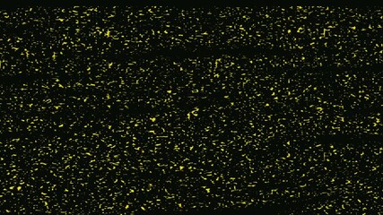 Yellow dots appearing on black background - Powered by Adobe