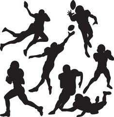 Football Silhouettes