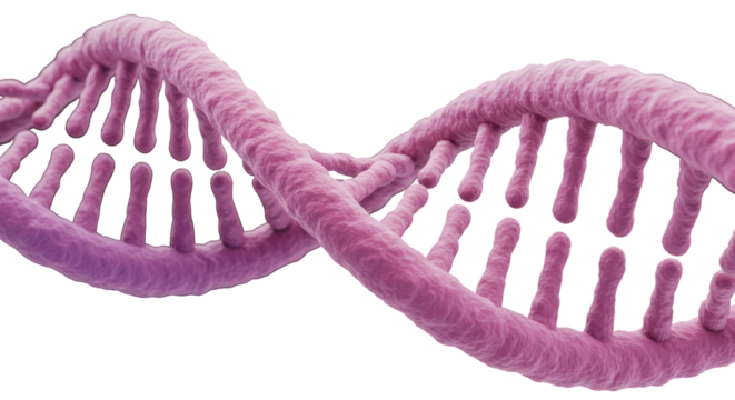 The Fundamental Unit Of Heredity Isolated on Transparent PNG Background.