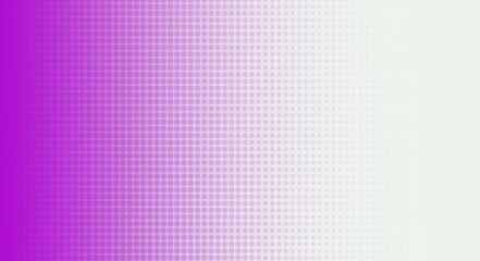 An abstract background featuring a purple-to-white halftone dot pattern, creating a clean and retro-inspired graphic suitable for digital and print media.