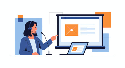 Online Presentation And Telecommunication: Illustrating Digital Information And Support Processes