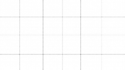Black lined paper grid dotted texture vector background for retro poster design, abstract overlays, and technical graphic artworks