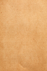 Old grunge vignette Kraft notebook texture with lines and halftone texture and visible crease