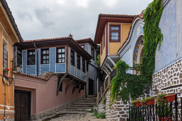 The old town of city of Plovdiv, Bulgaria