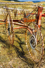 Old and rusty farm machinery, Spain