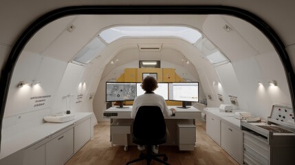Lab Technician Workspace: Research, Science, Data Analysis