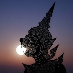 Rahu Devouring the Moon