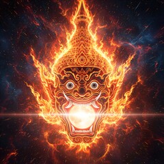 Rahu Devouring the Moon