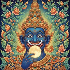 Rahu Devouring the Moon