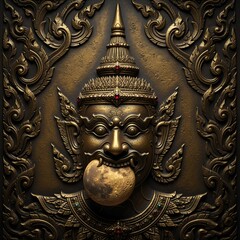 Rahu Devouring the Moon