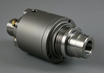 Pneumatic valve component showcasing intricate design and engineering for industrial applications