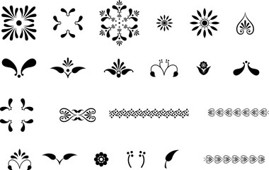 graphic elements for decoration , vector