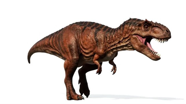 Tyrannosaurus Rex Roaring Illustration Prehistoric Predator Dinosaur Tyrant Lizard King Cretaceous Era Animal Carnivore